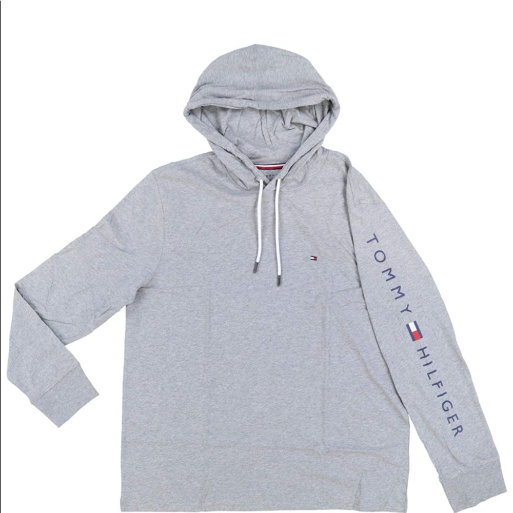 Gray Tommy Hilfiger Hooded Long Sleeve